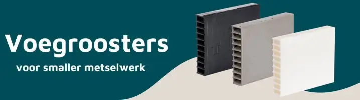 Smalle voegroosters, 7cm gevels